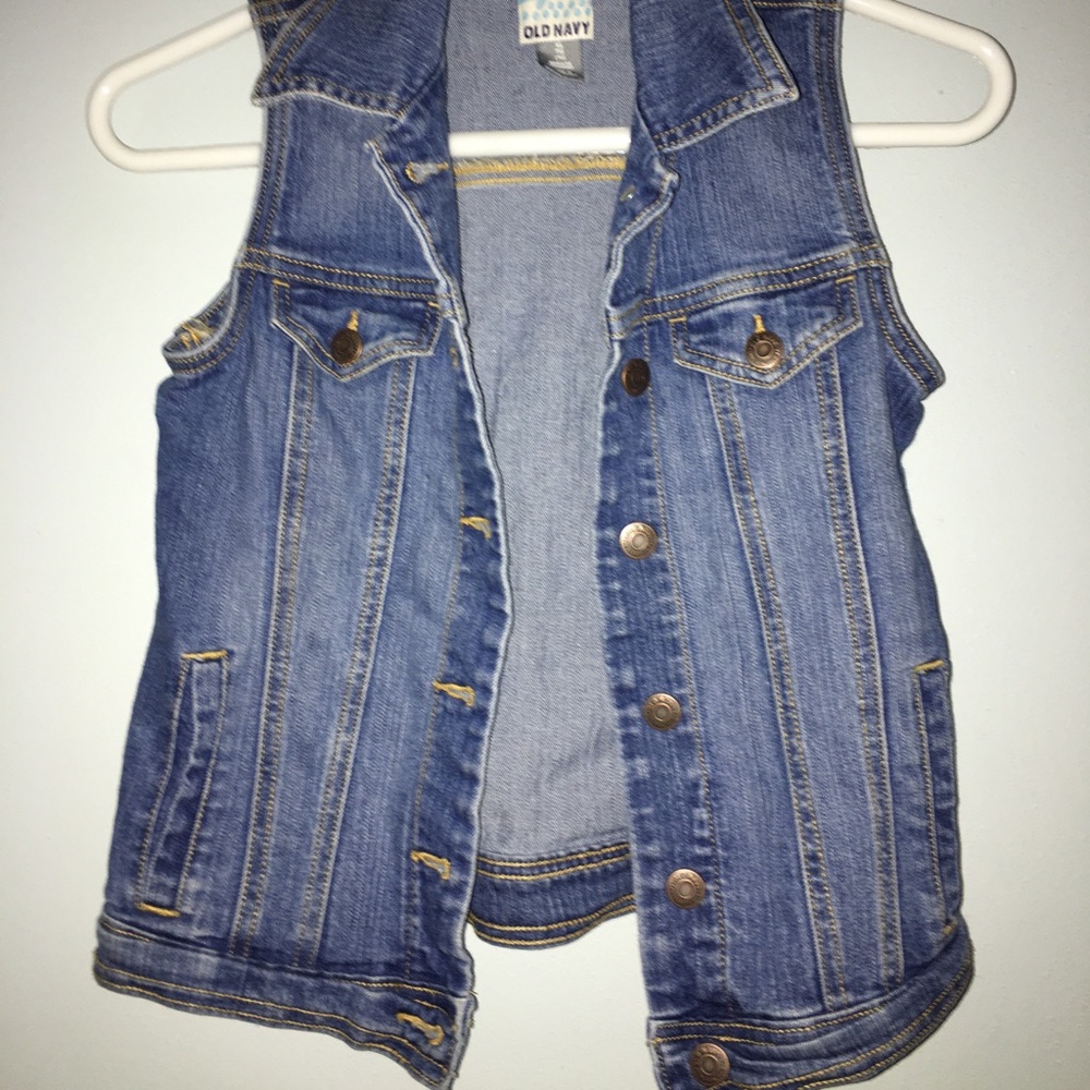 Jean jacket cover up. Size 14/16